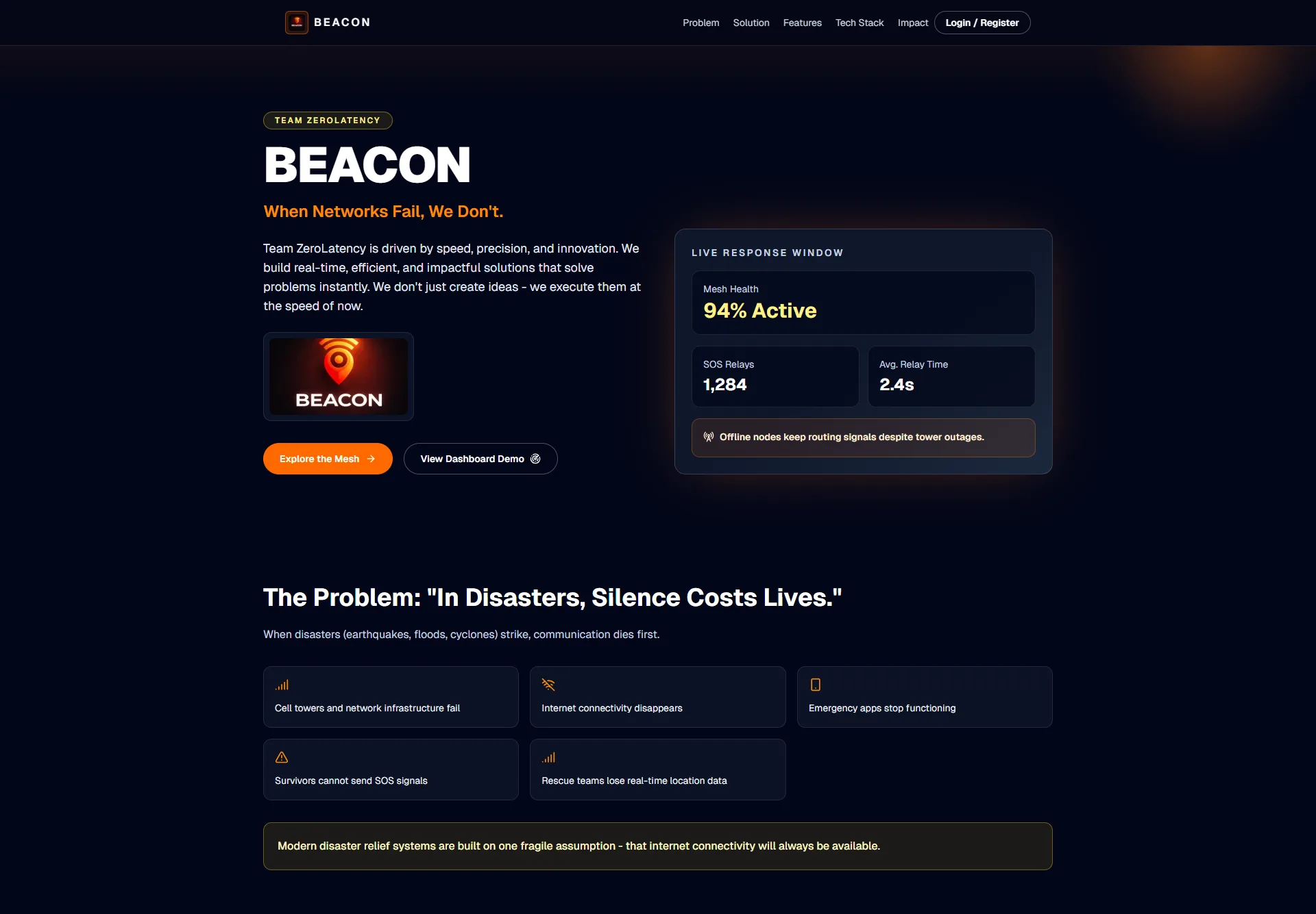 BEACON interface preview